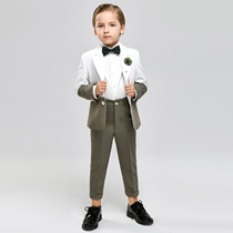 imo childrens suit boys dress suit British handsome catwalk childrens clothing small suit host piano performance suit
