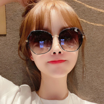 Large round face suitable for fairy glasses Design sense sunglasses womens summer sunscreen face small photo womens sunglasses summer