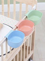Diaper table storage box Plastic baby bedside hanging basket Touch massage table storage basket Diaper storage hanging bag