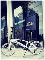 HI brand 20 22 inch double-tube folding bicycle ultra-light portable disc brake men's and women's adult road bicycle