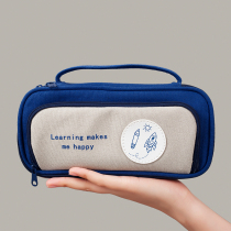 2022 new pencil case large capacity pen bag double guys handsome gas ins high face value children writing pencil case students first grade male and female lead pencil case study supplies boy stationery bag