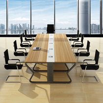 Office conference table long table work simple modern training table long table negotiation conference room table and chair combination