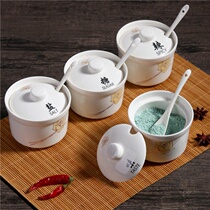 Ceramic seasoning Jar Kitchen seasoning bottle jar household salt jar seasoning bottle seasoning Jar Spice Jar Spice Jar single