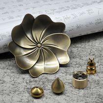 Multifunctional incense plate copper incense burner household Buddhist products tea ceremony sandalwood wormwood tea ceremony