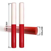 2021 durable track and field competition baton PVC durable delivery 100 meters red and white high strength plastic standard