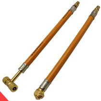 Air pump pipe mouth head air pipe pump double head motorcycle bicycle bicycle pipe tire