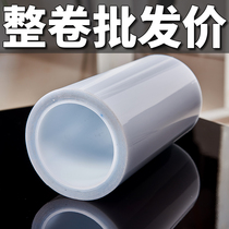 Furniture film high-grade home solid wood food desktop high temperature resistant transparent protection crystal silicone manufacturers whole roll wholesale
