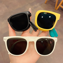 2023 new children folding sunglasses for children out of professional sunscreen sunglasses girl baby glasses