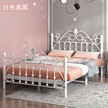 Shangjiu light luxury iron bed European simple modern princess bed ins Net Red children Girl Single Double 1 5 meters