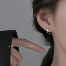 XIGN pearl earrings womens 925 sterling silver 2023 new hot style light luxury niche earrings high-end simple earrings