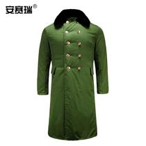 安赛瑞 军大衣 冬季防寒加厚长款军绿棉袄 劳保过膝防寒服执勤服