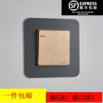 Switch Decoration Wall Sticker Home Protective Sheath Socket Sheltering border cover Ugly Anti Dirty Light Extravagant Creative Minimalist modern