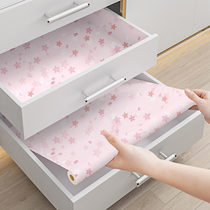 Drawer cushion paper thickened self-adhesive shoe cabinet dustproof wardrobe moisture-proof kitchen cabinet waterproof and oil-proof printing cabinet sticker