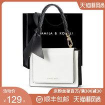 Small ck flagship store official website 2021 summer new womens bag shoulder crossbody portable bow niche fashion trend