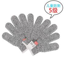 Factory direct supply childrens gardening handmade DIY cut-resistant grade 5 wear-resistant hppe hand protective carpentry gloves