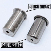 304 stainless steel dust protector fireproof security door primary-secondary bolt cylinder gate invisible concealed pin mate