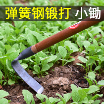 Small hoe pine home farm pout hoe small hoe cultivated soil hoe soil hoe old farm tool large gardening