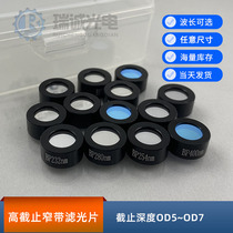Narrow band filter band pass visible light ultraviolet infrared fluorescence microscope microplate reader pcr Blue Red Light Green filter