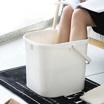 Foot-soaking bucket over calf foot-soaking basin household plastic heave foot therapy foot bath bucket over knee health care high-depth bucket
