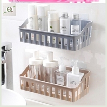 Cosmetics toilet toilet rack pasted toilet paper punched on the top of the side wall rack for storage