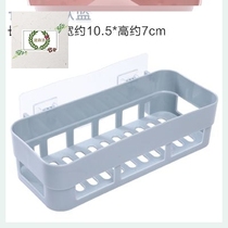 Bedroom storage basket Dormitory bedside shelf Plastic wall to put things in the bedroom without punching hanging basket Hanging up and down the wall