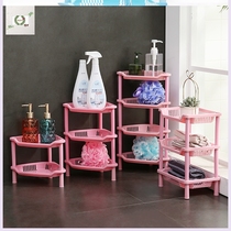 Bathroom shelf Toilet basin rack Toilet toilet Plastic storage shelf Multi-layer tripod Floor-standing