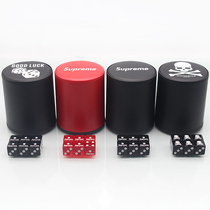 Shake sieve Dice Cup hand crank plug middle dice high-grade personality KTV manual entertainment color straight set creative