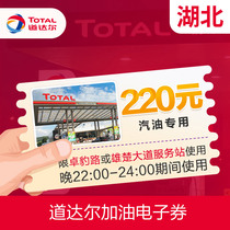 Total recharge Idle fuel voucher E-voucher Gasoline dedicated TOTAL Hubei area dedicated