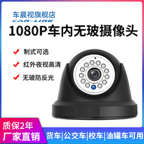 2001080 P anti-reflective coaxial HD car monitoring conch plastic hemisphere night vision HD camera