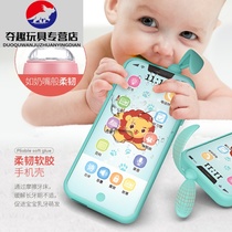 Infant small baby toy 0-3 years old can bite simulation music mobile phone Childrens early education puzzle telephone