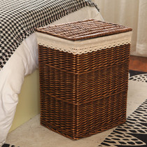 Collecting baskets dirty clothes rattan dirty clothes storage baskets hot pot restaurants wicker baskets willow baskets
