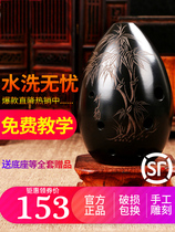 Pottery Xun 8-hole Beginner Xun 10-hole F-tune 8-hole Xun Starter Ocarina Black Pottery Xun National instrument Z play Xun G-tune
