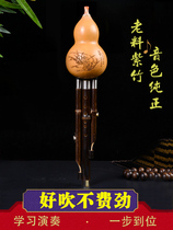  Yunnan anti-fall gourd silk seven-hole primary school student C tune adult down b tune Professional playing beginner childrens musical instrument