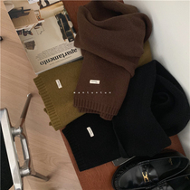 Super warm wear artifact must be included in the paragraph to keep warm and increase the feeling of matching wool cashmere net color scarf
