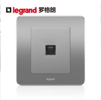 Lugrang switch socket panel Yidan alcohol sand steel one-digit telephone voice signal power supply Type 86