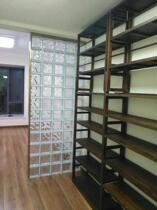 Glass brick hotel square crystal transparent mold model toilet sequestration wall bedroom brick bar background