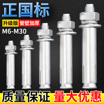 National standard galvanized external expansion bolt expansion iron screw expansion pipe M6M8M10M12-M18