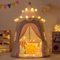Little turtledove childrens tent play house dollhouse indoor boys and girls pink yurt play house princess castle