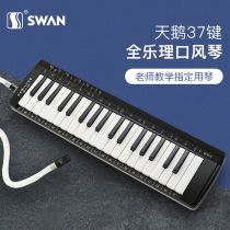 Swan mouth organ full music 37 key children beginner students classroom teaching playing adult oral piano instruments