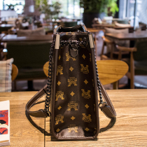 Hong Kong brand leather pet backpack bag new large capacity tote bag big luxury crossbody bag trend