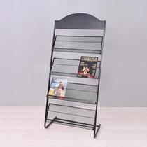 Advertising paper Book rack Single page display rack Storage floor newspaper rack Newspaper Real estate office Shopping mall hall