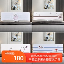 Headboard Simple modern paint blister economy double bed head 1 5 meters 1 8 meters 2 0 meters Bedside backrest