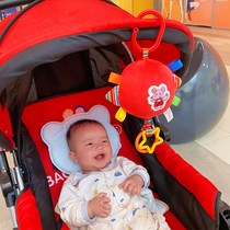 Baby vision training red ball 0-3 months newborn baby visual pursuit red soft cloth ball toy 1 year old