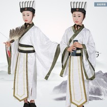 Gügliang Childrens Ancient Costume Boy Girl Hanfu Three Countries Act The Film And TV Ancient Costume Stage Play Out Clothes.