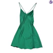 Urban sexy beauty pajamas female summer nightgown sexy long suspender Princess seduction deep V low chest solid color