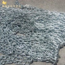 Isolation thick small iron chain Black thin 5 meters parking pile long wear-resistant metal clothes a roll of buckle ring strong