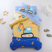 Childrens kindergarten quilt three-piece nap special six-piece cotton quilt quilt cover baby bedding