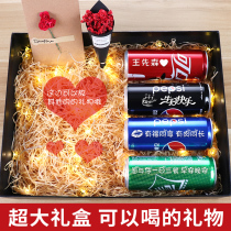  Coca-Cola customized cans lettering to send boyfriend and husband birthday gifts Boys middle school test childrens surprise box