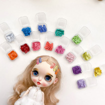 2cm mini new pet headdress dog bb clip colorful square hairpin Yorkshire candy color puppy hairpin
