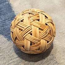 Cuju ball finished natural rattan ball hand-woven props bamboo ball ancient Cuju football decoration process